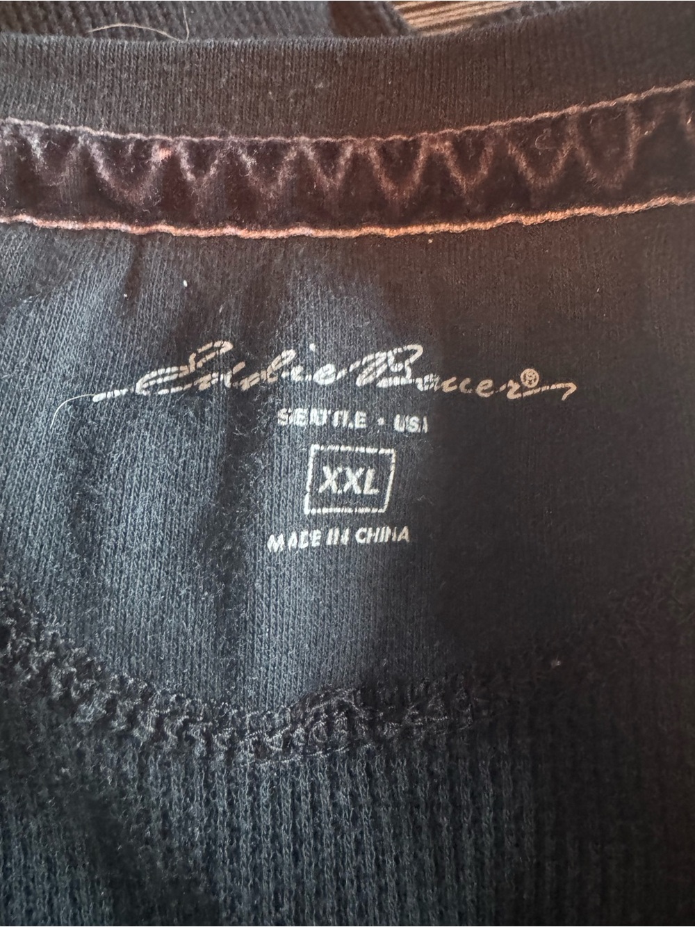 ⭐️Women's Black Ribbed Button Henley Sweater - Picture 6 of 6